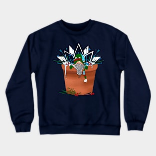 A Snowflake Sprout Crewneck Sweatshirt